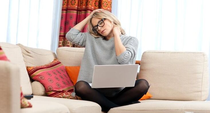 Усещането за умора във врата често сигнализира за цервикална остеохондроза.